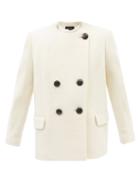Isabel Marant - Ibridgea Double-breasted Wool-tweed Coat - Womens - Ivory