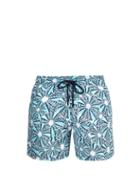 Matchesfashion.com Vilebrequin - Moorea Oursinade Print Swim Shorts - Mens - Blue Multi