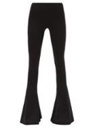 16arlington - Koro Stretch-crepe Flared Trousers - Womens - Black