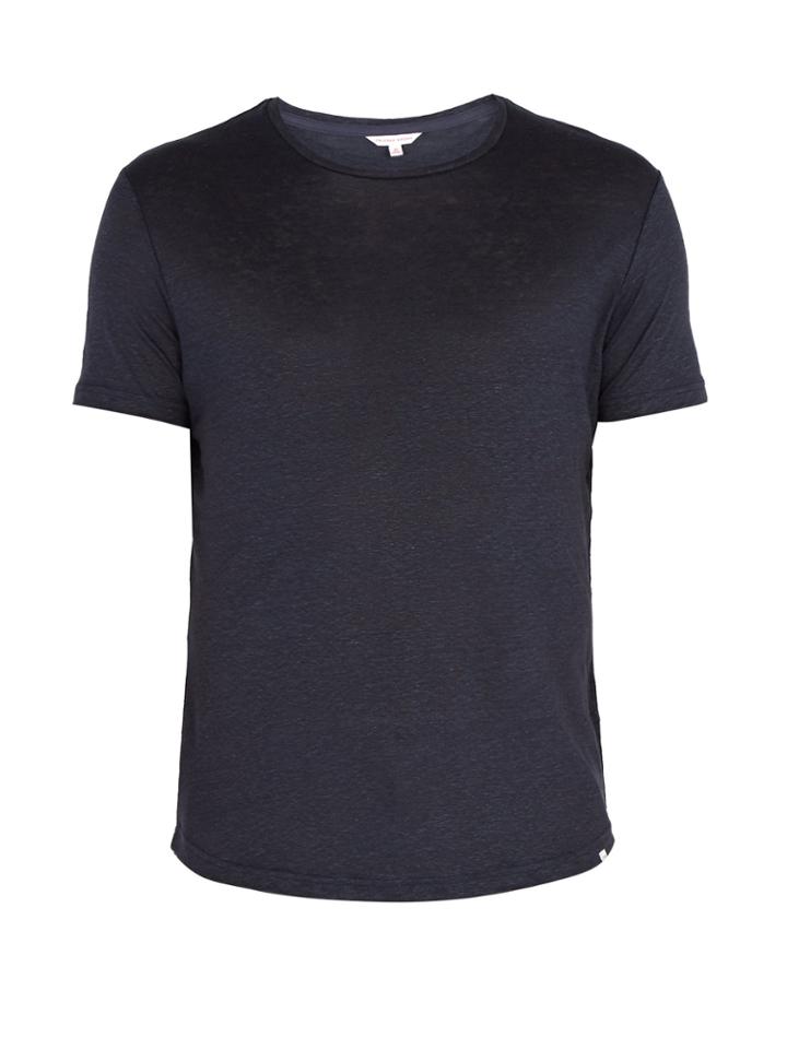 Orlebar Brown Ob-t Crew-neck Linen-jersey T-shirt