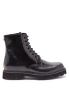 Matchesfashion.com Gucci - Mystras Lace-up Leather Boots - Mens - Black