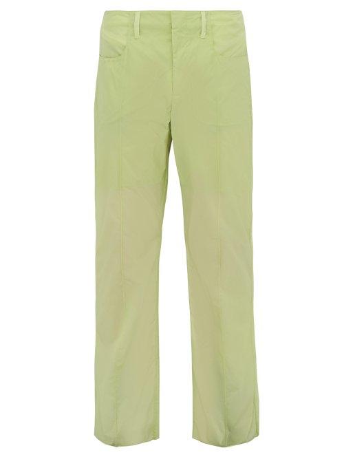 Matchesfashion.com Acne Studios - Page Straight Leg Trousers - Mens - Light Green