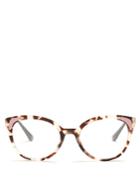 Prada Eyewear Cat-eye Tortoiseshell Acetate Glasses