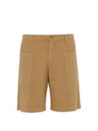 Matchesfashion.com Barena Venezia - Cotton Blend Twill Cargo Shorts - Mens - Beige