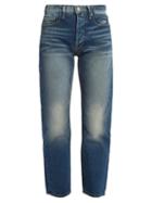Matchesfashion.com Frame - Le Original High Rise Straight Leg Jeans - Womens - Mid Blue