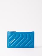 Balenciaga - Car Embossed Grained-leather Cardholder - Mens - Blue