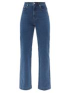 Matchesfashion.com A.p.c. - Spring High-rise Straight-leg Jeans - Womens - Denim