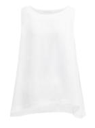 Matchesfashion.com Eskandar - Sleeveless Silk Top - Womens - White