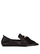 Lanvin Pearl-embellished Tassel Ballet Flats