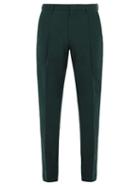 Matchesfashion.com Acne Studios - Boston Tapered Cotton Trousers - Mens - Dark Green