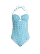 Matchesfashion.com Melissa Odabash - Argentina Strapless Swimsuit - Womens - Blue