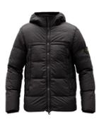 Matchesfashion.com Stone Island - Crinkle Reps Down-filled Shell Hooded Jacket - Mens - Black
