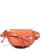 Matchesfashion.com Loewe - Gate Mini Leather Belt Bag - Womens - Orange