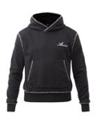 Amiri - Logo-stitched Cotton-jersey Hooded Sweatshirt - Mens - Black