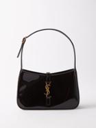 Saint Laurent - Le 5  7 Patent-leather Shoulder Bag - Womens - Black
