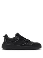 Mens Shoes Givenchy - Wing Grained-leather Low-top Trainers - Mens - Black