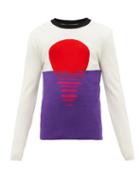 Matchesfashion.com Paco Rabanne - Sunset-jacquard Wool Sweater - Mens - Multi