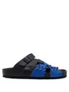 Matchesfashion.com Birkenstock X Csm - Tallahassee Woven Leather Sandals - Mens - Black Blue