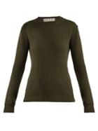 Matchesfashion.com Marni - Cashmere Sweater - Womens - Dark Green