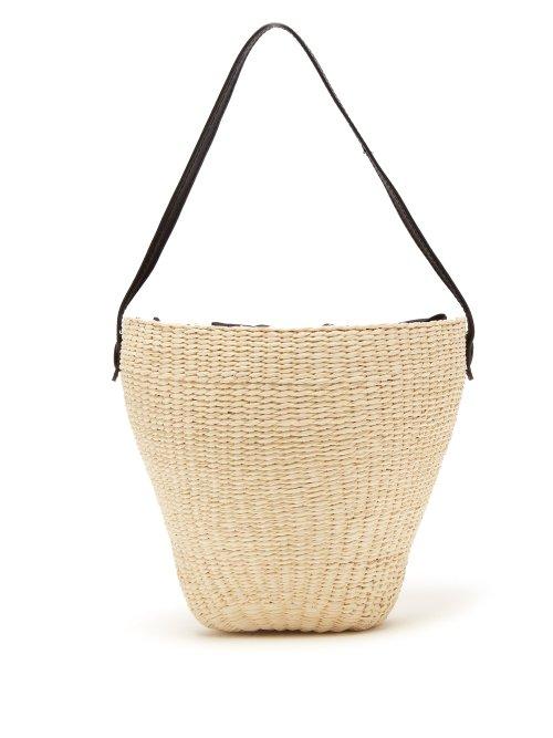Matchesfashion.com Sensi Studio - Woven Toquilla Straw Basket Bag - Womens - Cream