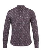 Paul Smith Tudor Rose-print Single-cuff Cotton Shirt