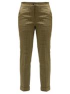Matchesfashion.com Etro - Milano Geometric Jacquard Trousers - Womens - Gold Multi