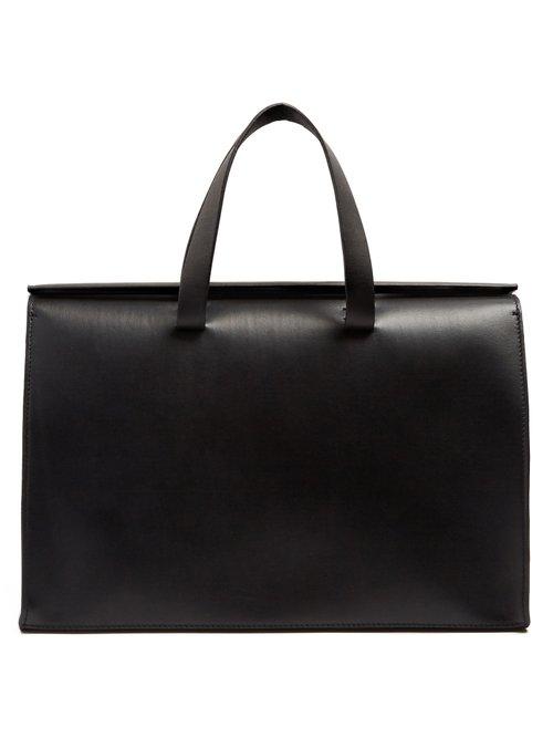 Matchesfashion.com Aesther Ekme - Barrel Leather Tote - Womens - Black