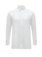Matchesfashion.com Thom Sweeney - Button-down Collar Cotton-oxford Shirt - Mens - White