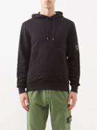 C.p. Company - Goggle-lens Cotton-jersey Hoodie - Mens - Black