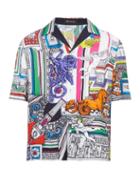 Matchesfashion.com Versace - The Temple Shirt - Mens - Multi