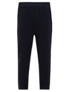Matchesfashion.com Prada - Zipped Cuff Cotton Track Pants - Mens - Navy Multi