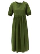 Matchesfashion.com S Max Mara - Fato Dress - Womens - Khaki