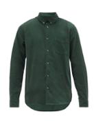 Matchesfashion.com A.p.c. - Serge Cotton-corduroy Shirt - Mens - Dark Green