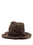 Matchesfashion.com By Walid - Firas French Crochet Cotton Hat - Womens - Brown
