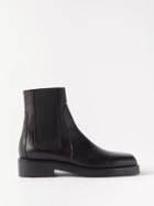 Jil Sander - Vitello Leather Chelsea Boots - Mens - Black