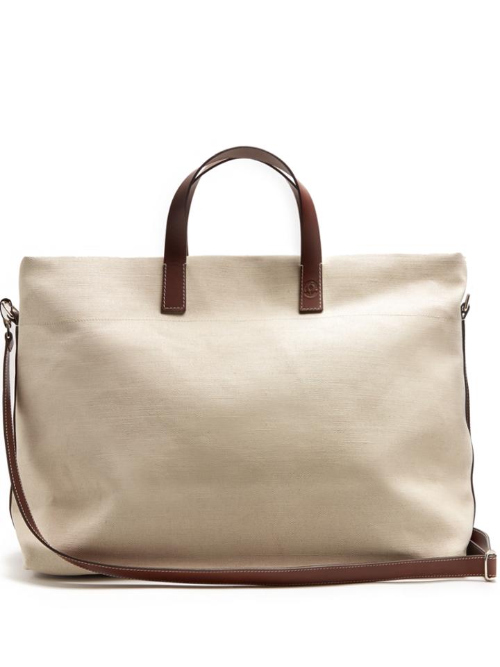 Frescobol Carioca Linen-canvas Weekend Bag