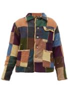 Matchesfashion.com Bode - Patchwork Single Breasted Wool Jacket - Womens - Multi