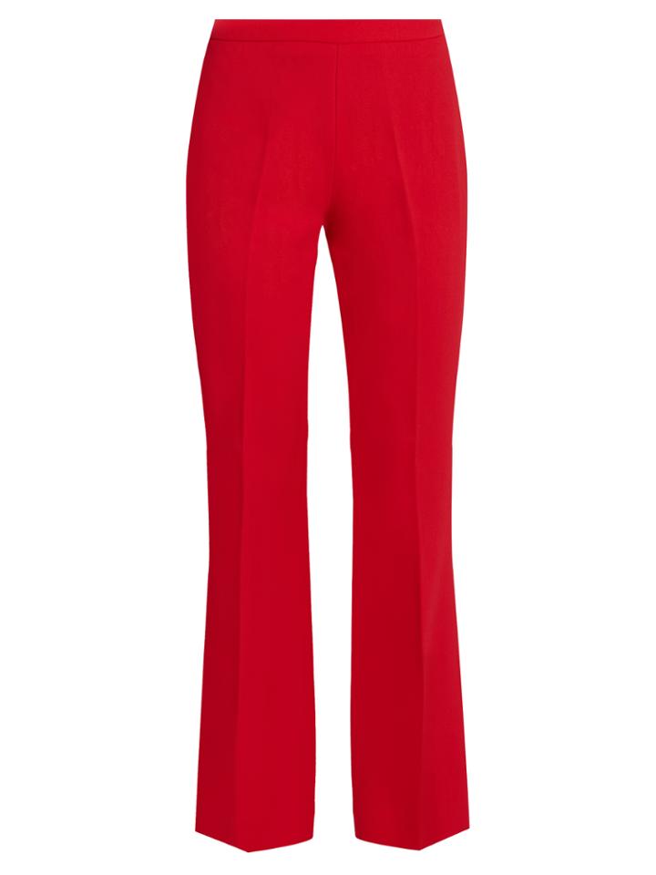Giambattista Valli High-rise Crepe Cropped Trousers