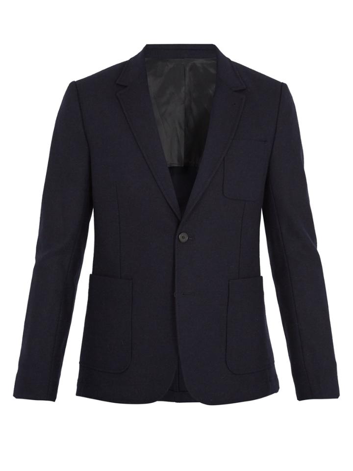 Ami Single-breasted Wool Blazer
