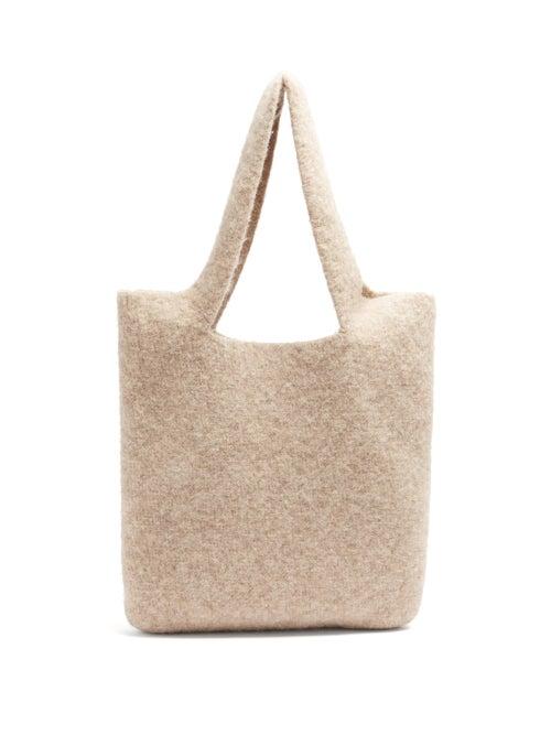 Matchesfashion.com Lauren Manoogian - Oval Cotton-blend Tote - Womens - Beige