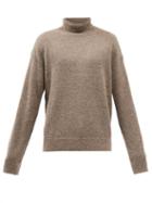 Le17septembre Homme - Roll-neck Boucl Sweater - Mens - Brown