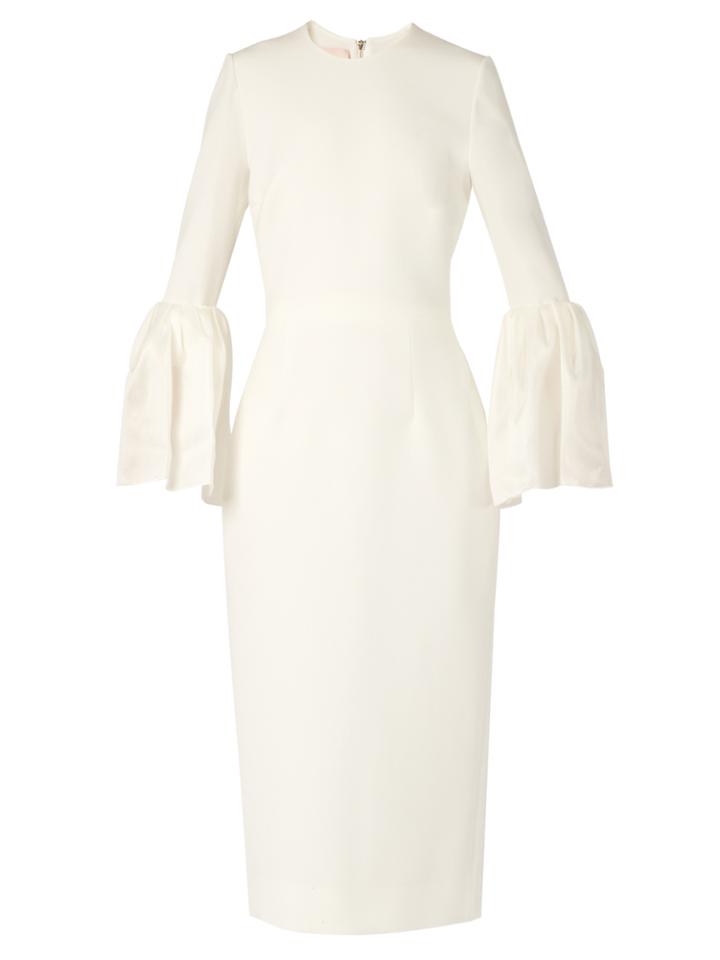 Roksanda Margot Bell-sleeved Cady Dress