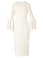 Roksanda Margot Bell-sleeved Cady Dress