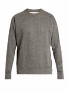 Raey Crew-neck Cotton-blend Jersey Sweatshirt