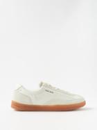 Stone Island - S0201 Leather And Suede Trainers - Mens - White