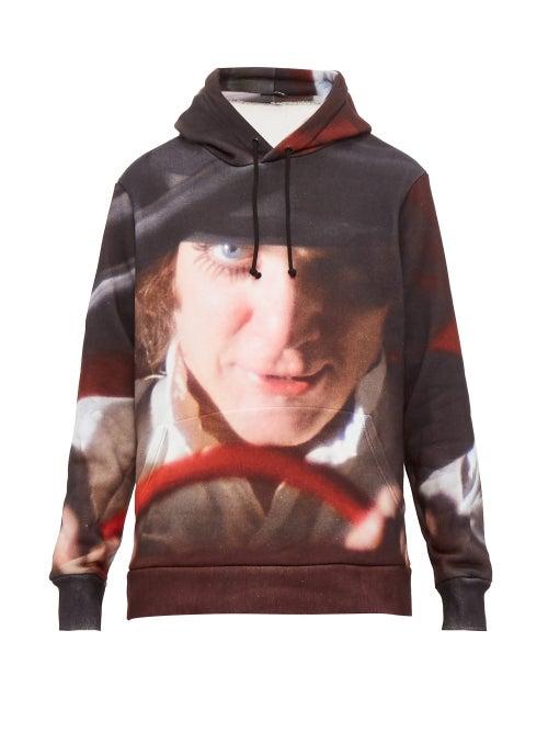 Matchesfashion.com Undercover - A Clockwork Orange Print Cotton Hooded Sweatshirt - Mens - Black Multi