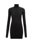 Raey - Recycled Merino-wool Rib Roll-neck Sweater - Womens - Black