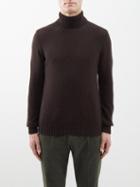 Thom Sweeney - Cashmere Roll-neck Sweater - Mens - Brown