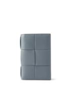 Bottega Veneta - Intrecciato-leather Bi-fold Wallet - Mens - Grey