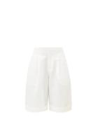 Matchesfashion.com Apiece Apart - Enchanta High-rise Linen-blend Shorts - Womens - Cream